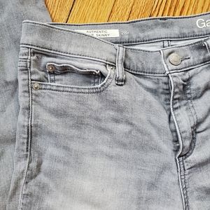 Size 28 Regular Gray Gap skinny Jeans